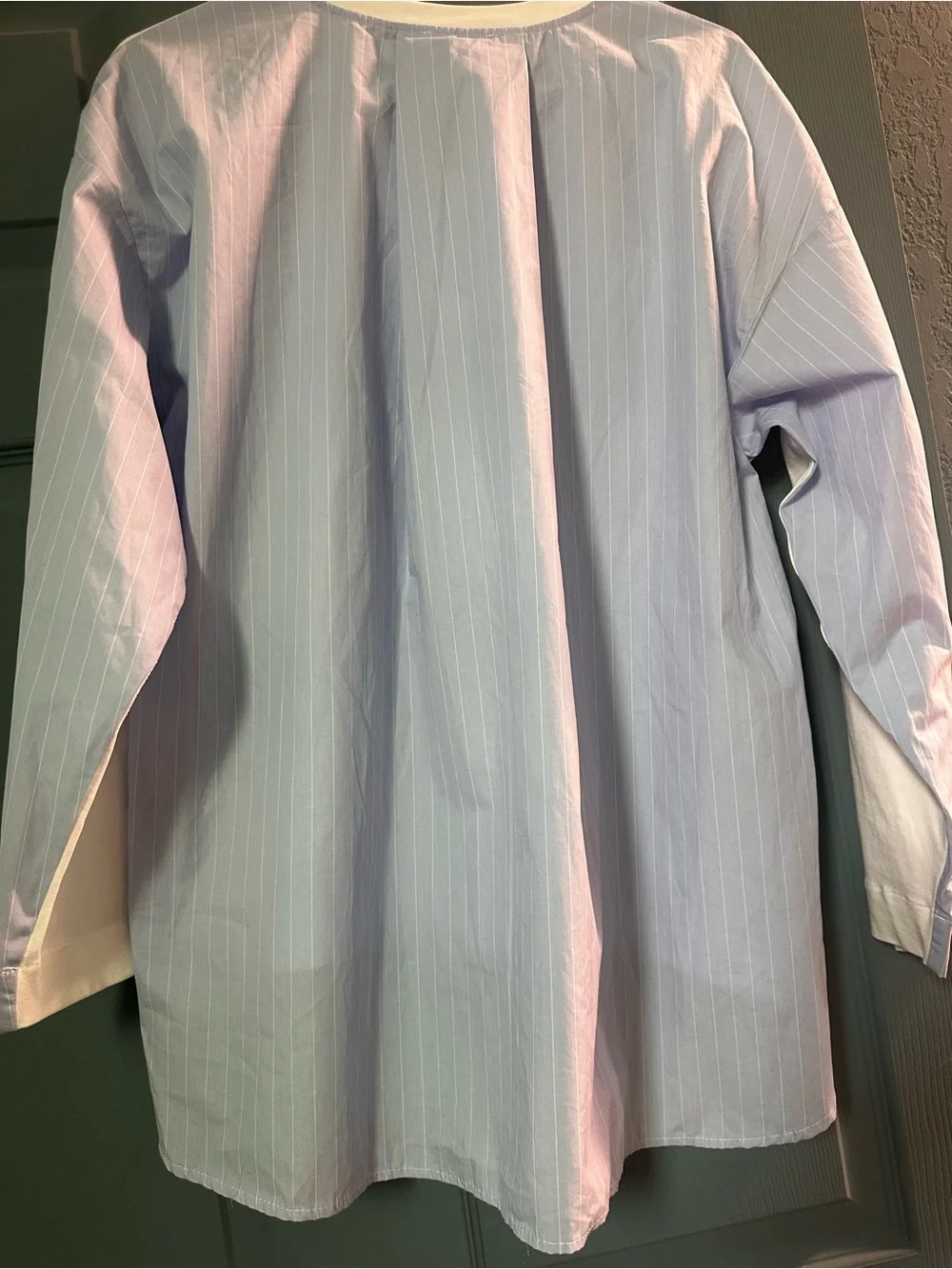 Zara White Crewneck Long Sleeve Shirt with Retail Tag - Picture 5 of 8